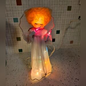 Vintage angel christmas tree topper